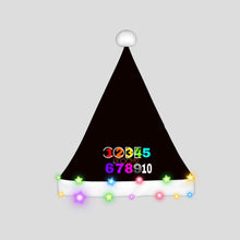 Load image into Gallery viewer, Adult Plush Glowing Christmas Hat