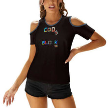 Load image into Gallery viewer, Crewneck casual solid color short sleeve-Single graph