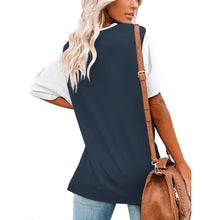 Load image into Gallery viewer, Ladies V-Neck Short Sleeve T-Shirt NZ109