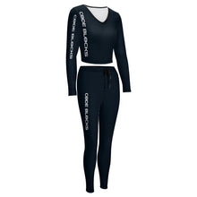 Load image into Gallery viewer, V-neck sweatshirt suit NZ153- (single picture and multiple spelling optional)