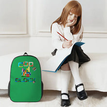 Load image into Gallery viewer, 17-inch School Bag (fishbone) + Thermal Insulation Bag + Pencil Case