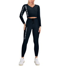 Load image into Gallery viewer, V-neck sweatshirt suit NZ153- (single picture and multiple spelling optional)