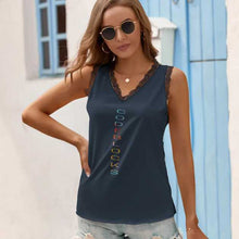 Load image into Gallery viewer, Ladies V-Neck Sleeveless Top NZ112