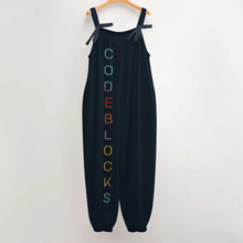 Load image into Gallery viewer, Loose Bow Strap Suspender Jumpsuit