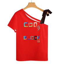 Load image into Gallery viewer, Shoulder Strap Bow Short Sleeve
