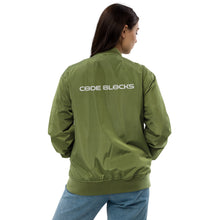 Load image into Gallery viewer, Premium recycled bomber jacket