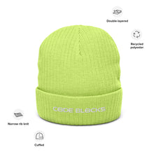 Load image into Gallery viewer, Ribbed knit beanie