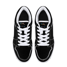 Load image into Gallery viewer, D15 Low-Top Synthetic Leather Sneakers - White