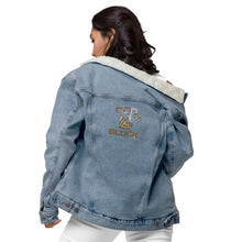 Load image into Gallery viewer, Unisex denim sherpa jacket