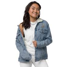Load image into Gallery viewer, Unisex denim sherpa jacket