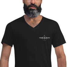 Load image into Gallery viewer, Unisex Short Sleeve V-Neck T-Shirt