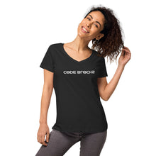 Load image into Gallery viewer, Women’s fitted v-neck t-shirt
