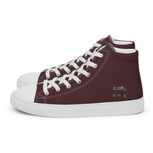 Load image into Gallery viewer, Women’s high top canvas shoes