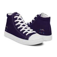 Load image into Gallery viewer, Women’s high top canvas shoes