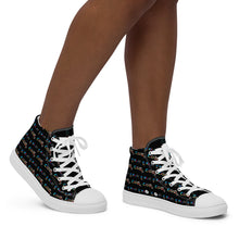 Load image into Gallery viewer, Women’s high top canvas shoes