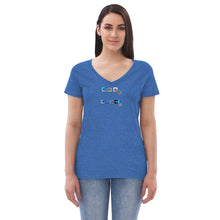 Load image into Gallery viewer, Women’s recycled v-neck t-shirt