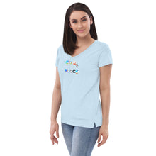 Load image into Gallery viewer, Women’s recycled v-neck t-shirt