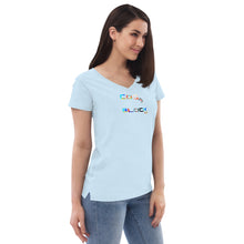 Load image into Gallery viewer, Women’s recycled v-neck t-shirt