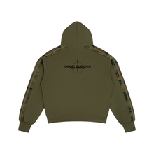 Load image into Gallery viewer, Unisex Boxy Camo Paneled Hoodie

