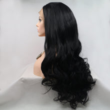 Load image into Gallery viewer, 13*3" Lace Front Wigs Synthetic Long Wavy 24" 130% Density
