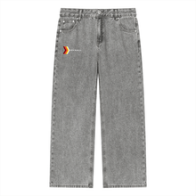 Load image into Gallery viewer, Unisex Vintage Wash Straight Leg Jeans
