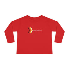 Load image into Gallery viewer, Retro Rainbow Arrow Toddler Long Sleeve Tee, Cute Kids Shirt, Birthday Gift, Toddler Fashion, Playtime Apparel
