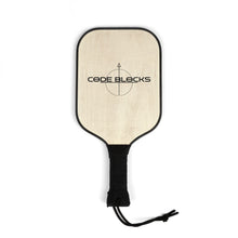 Load image into Gallery viewer, Pickleball Paddle Set – 'Code Blocks' Logo Kit (2 Paddles + 2 Balls)
