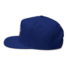 Load image into Gallery viewer, NY Floral Mosaic Embroidered Flat Bill Cap — New York Snapback Hat

