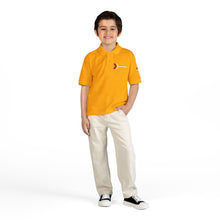 Load image into Gallery viewer, Youth Polo Shirt with Chevron Arrow Accent
