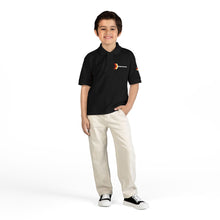 Load image into Gallery viewer, Youth Polo Shirt with Chevron Arrow Accent
