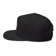 Load image into Gallery viewer, NY Floral Mosaic Embroidered Flat Bill Cap — New York Snapback Hat
