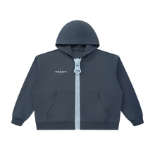 Load image into Gallery viewer, Unisex Oversized Chunky-Zip Boxy Hoodie
