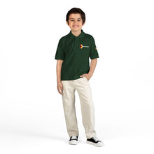 Load image into Gallery viewer, Youth Polo Shirt with Chevron Arrow Accent
