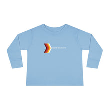 Load image into Gallery viewer, Retro Rainbow Arrow Toddler Long Sleeve Tee, Cute Kids Shirt, Birthday Gift, Toddler Fashion, Playtime Apparel
