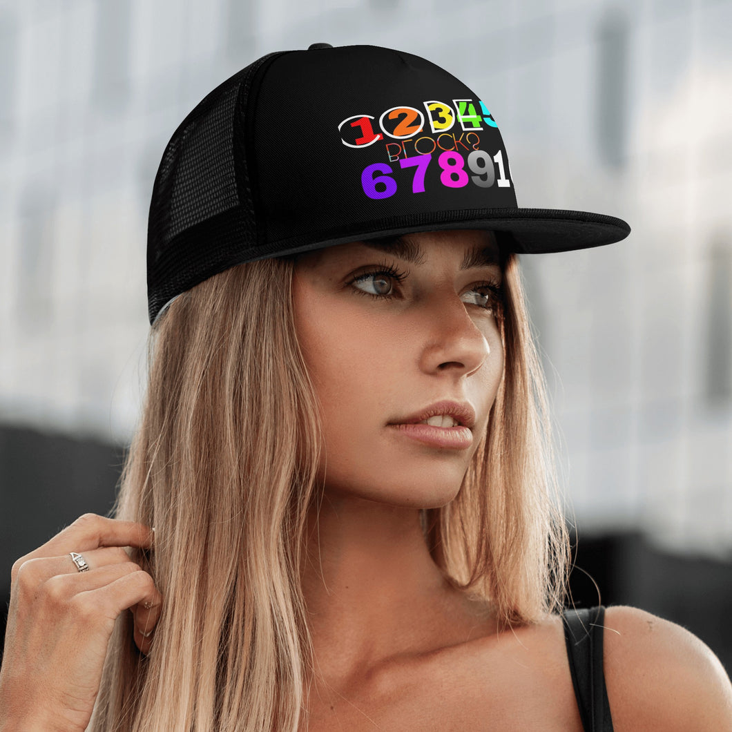 Front Printing Mesh Hip-hop Hats
