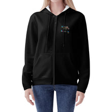 Load image into Gallery viewer, Women's Lightweight Zipper Jumper Sweatshirt Hoodie
