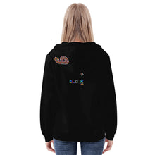 Load image into Gallery viewer, Womens All Over Print Zip Hoodie
