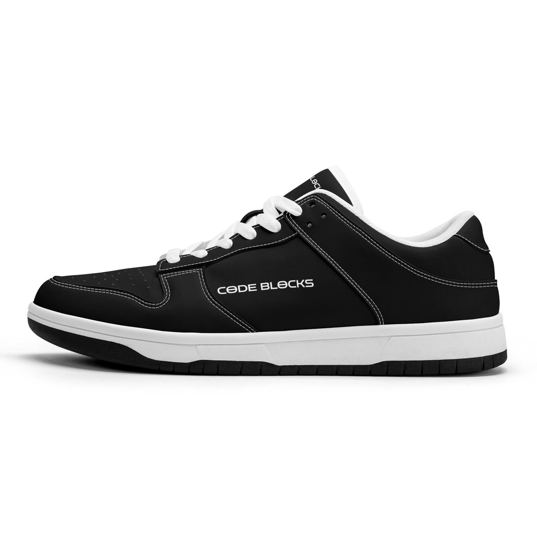 Mens Dunk Stylish Low Top Leather Sneakers