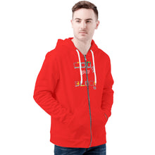 Load image into Gallery viewer, Mens All Over Print Zip Up Hoodie
