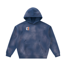 Load image into Gallery viewer, Unisex Sunfade Frayed Fleece Hoodie
