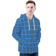 Load image into Gallery viewer, Mens All Over Print Zip Up Hoodie
