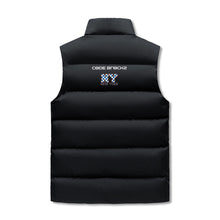 Load image into Gallery viewer, Mens Warm Stand Collar Zip Up Puffer Vest
