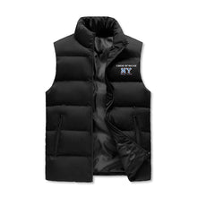 Load image into Gallery viewer, Mens Warm Stand Collar Zip Up Puffer Vest
