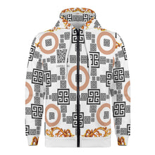 Load image into Gallery viewer, Mens All Over Print Classic Zip Hoodie
