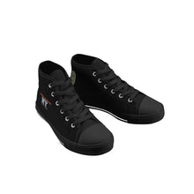 Load image into Gallery viewer, Kids High Top Canvas Shoes
