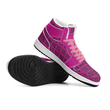 Load image into Gallery viewer, Womens Premium High Top Leather Sneakers
