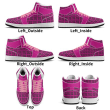 Load image into Gallery viewer, Womens Premium High Top Leather Sneakers
