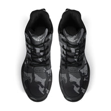 Load image into Gallery viewer, Mens High Top Leather Chunky Sneakers
