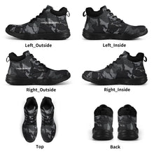 Load image into Gallery viewer, Mens High Top Leather Chunky Sneakers
