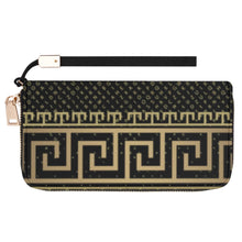 Load image into Gallery viewer, Leather Zipper Wristlet Wallet
